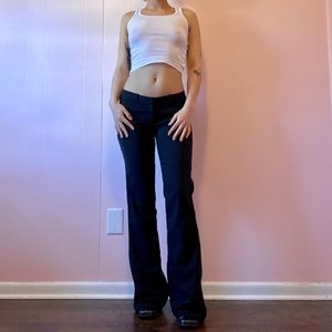 Vintage Y2K Low Rise Pin Stripe Pants ⛓️